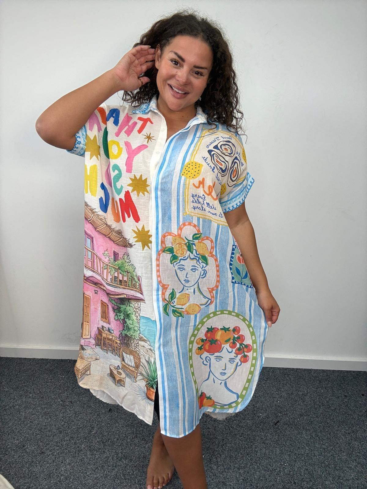 Sunshine Shirt Dress