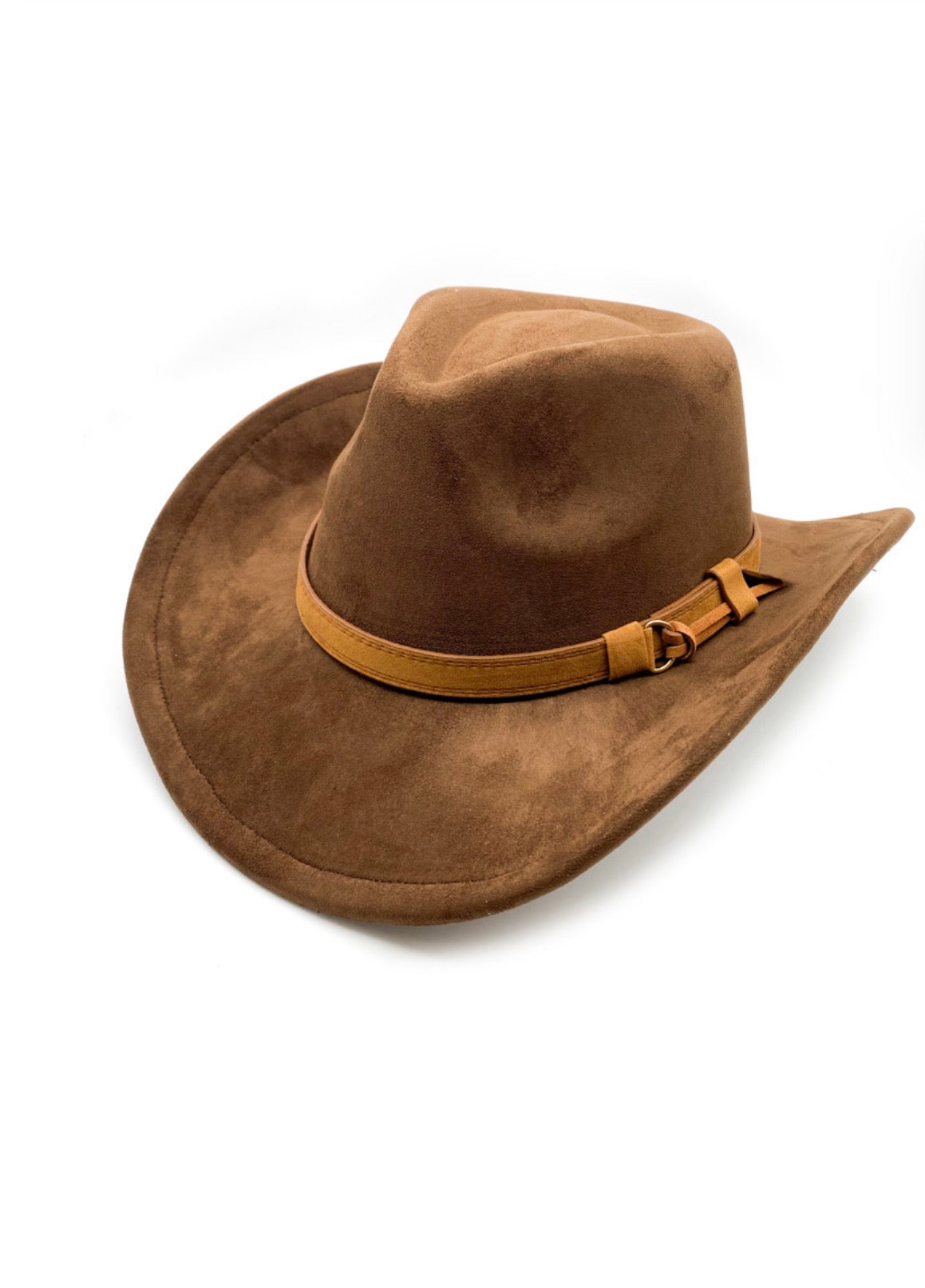 Faux Suede Fedora