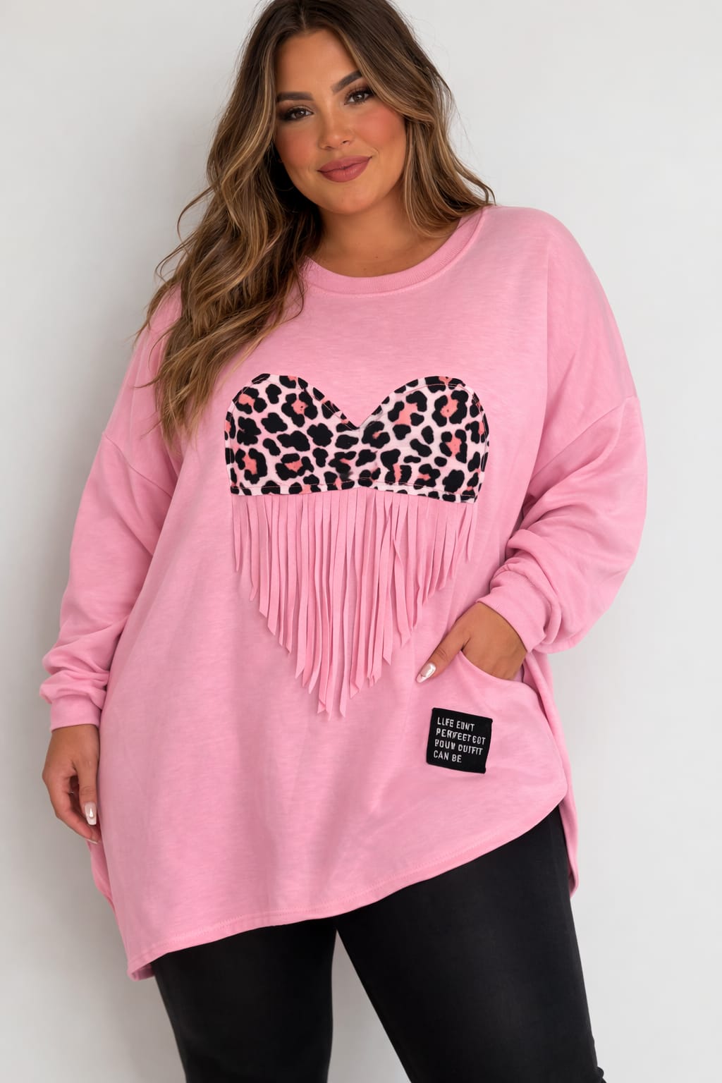 Curvy Girl relaxed-fit jumper