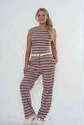 Pink Stripe Co-Ord Set