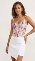 Floral Corset Top